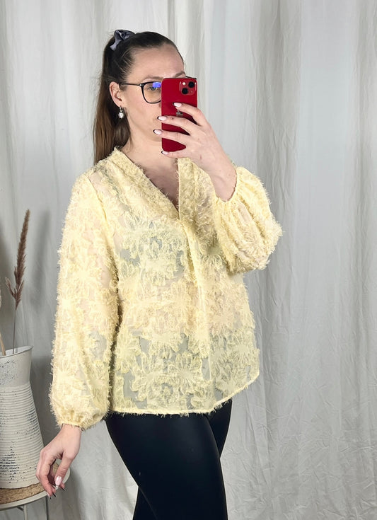 Bluse 3D Optik (verschiedene Farben)