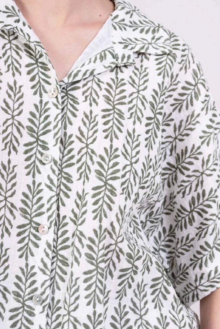 Musselinbluse Streifen