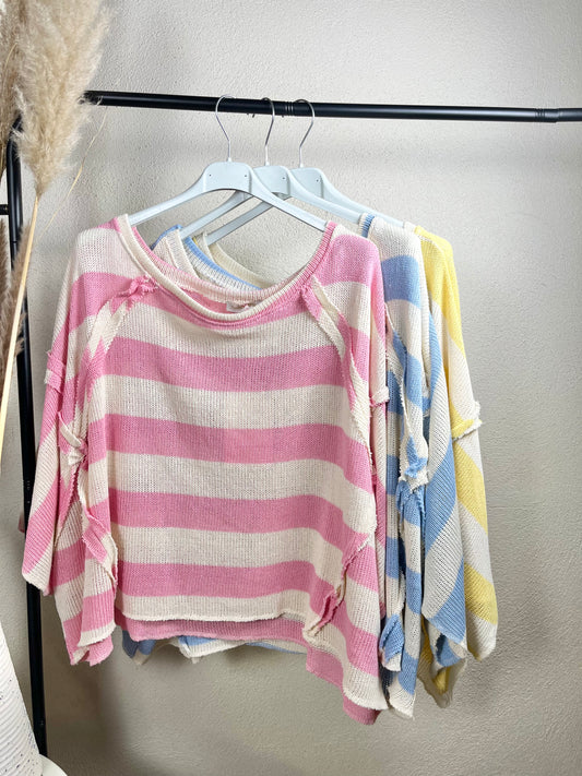 Strick Shirt Streifen