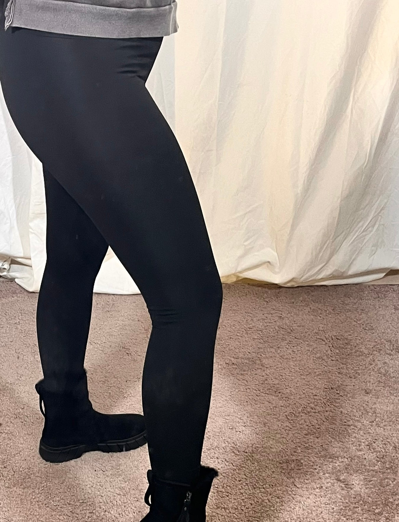 Leggings gefüttert in Schwarz