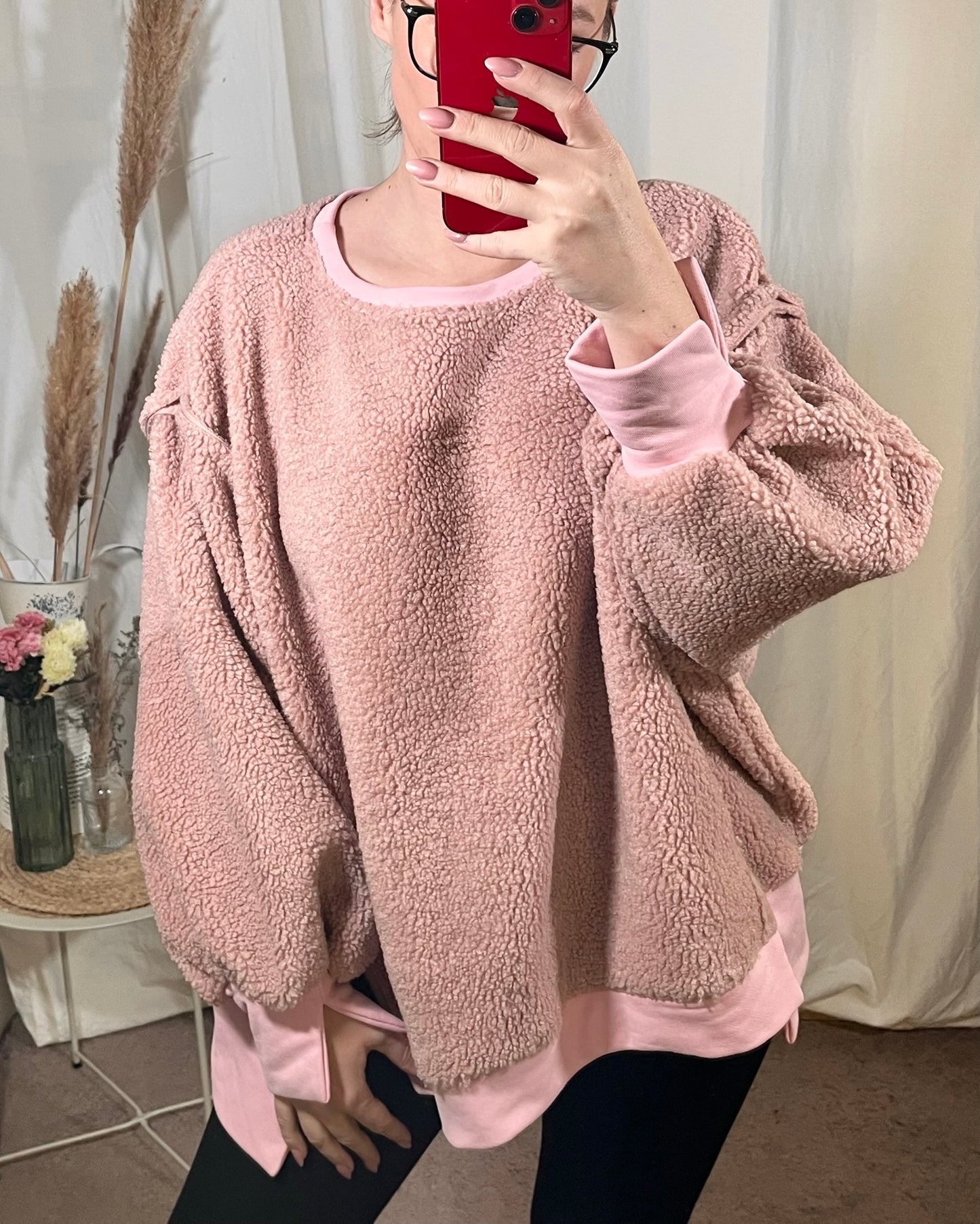Teddy Pullover (verschiedene Farben)