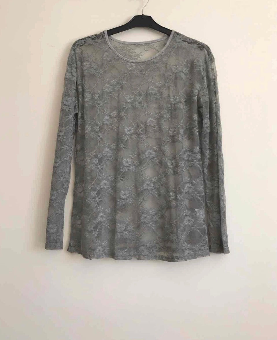 Curvy Spitzenshirt