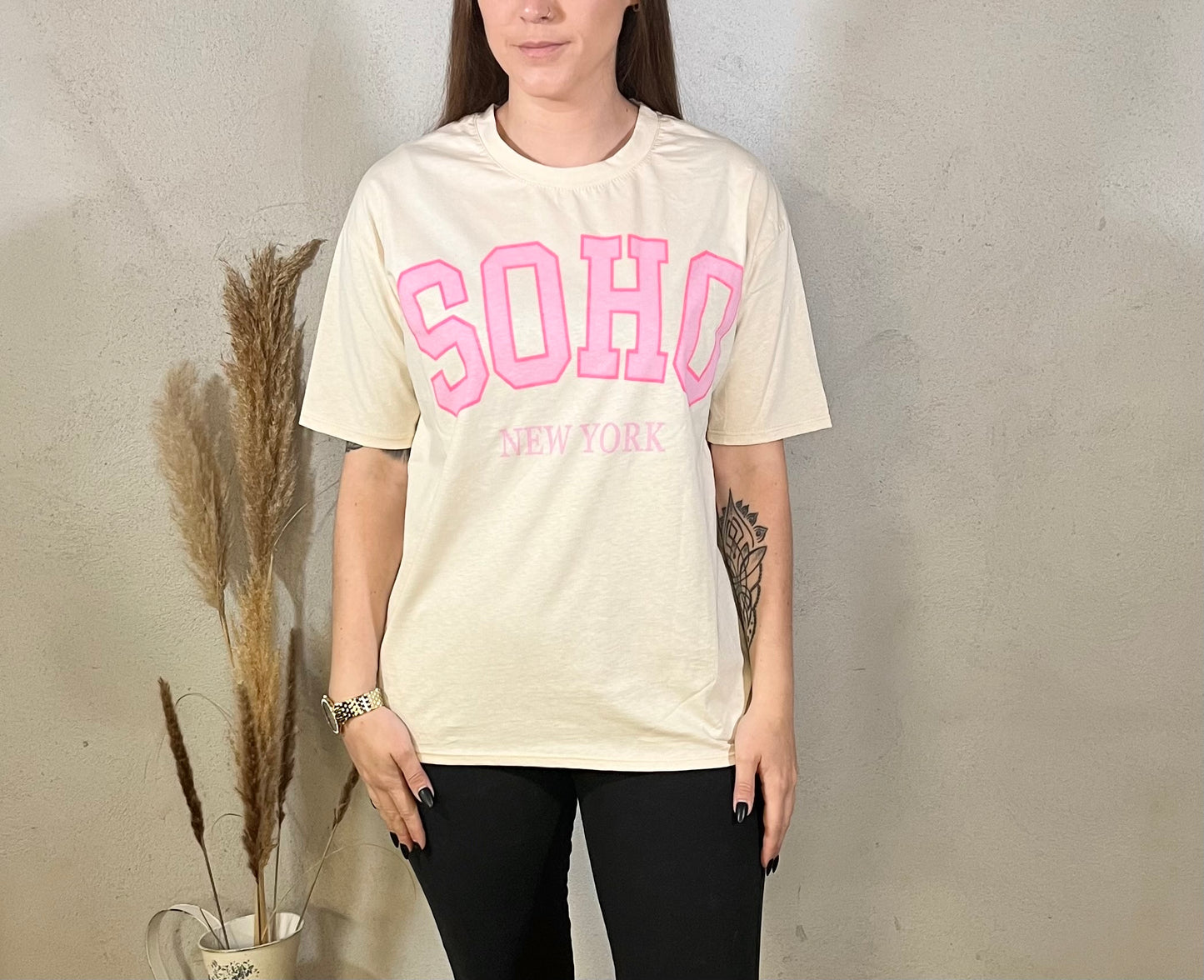 Onesize Shirt - SOHO in Beige
