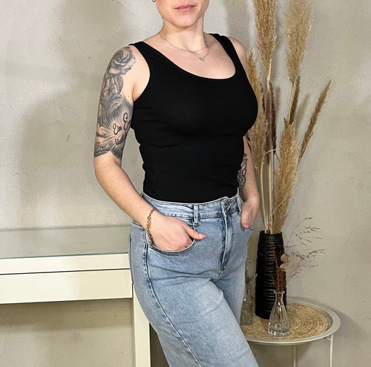 Tanktop in Schwarz