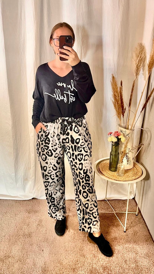 Leo cotton jogging pants