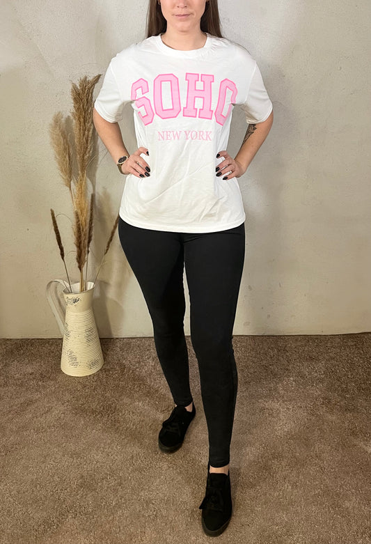 Onesize Shirt - SOHO in Weiß