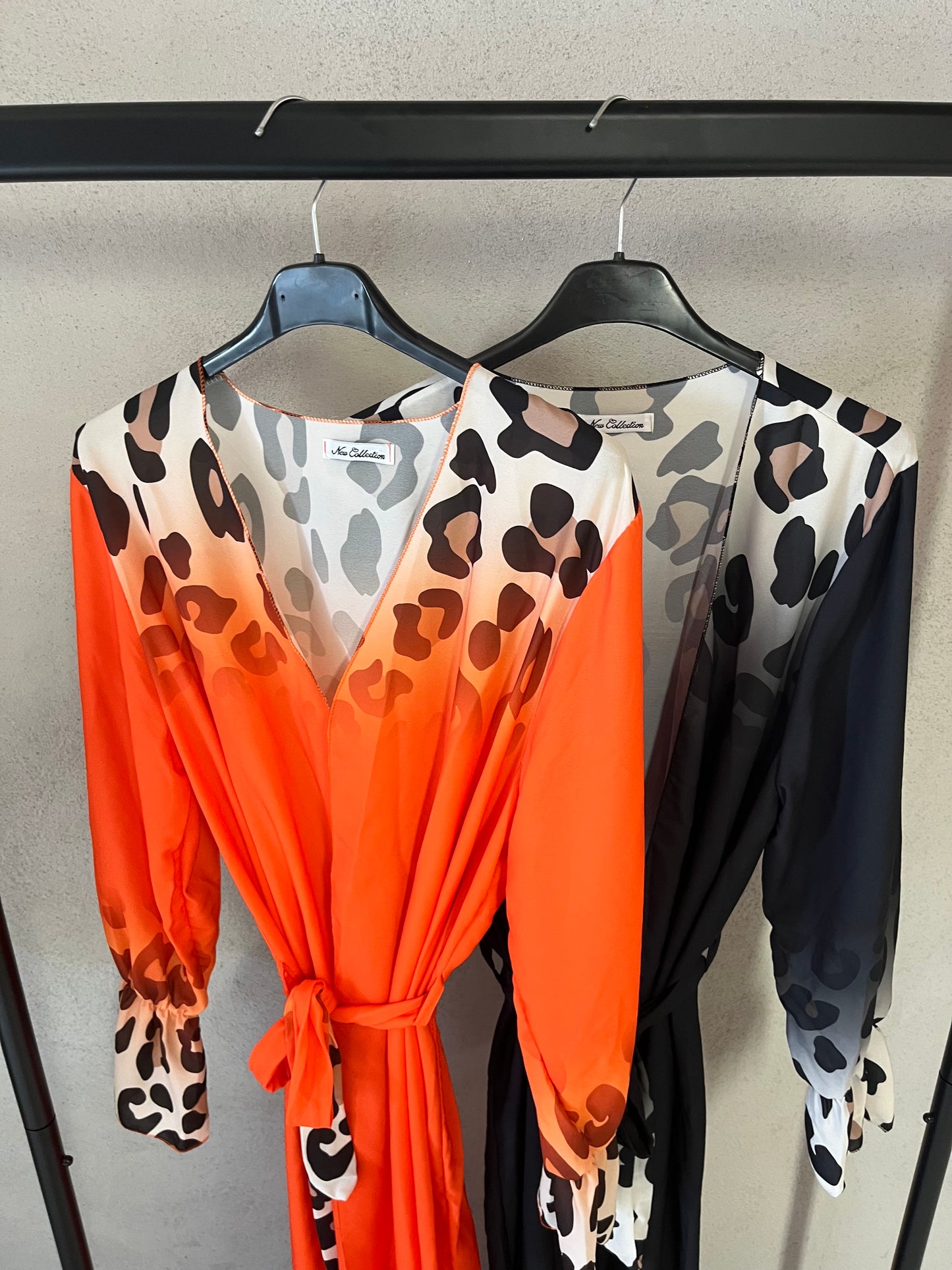 Lange Strandjacke Leo in Orange