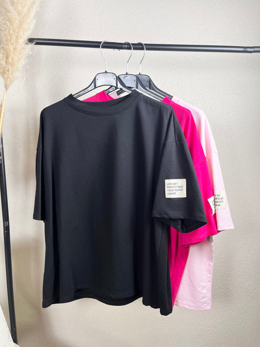 Basic Shirt mit Patch