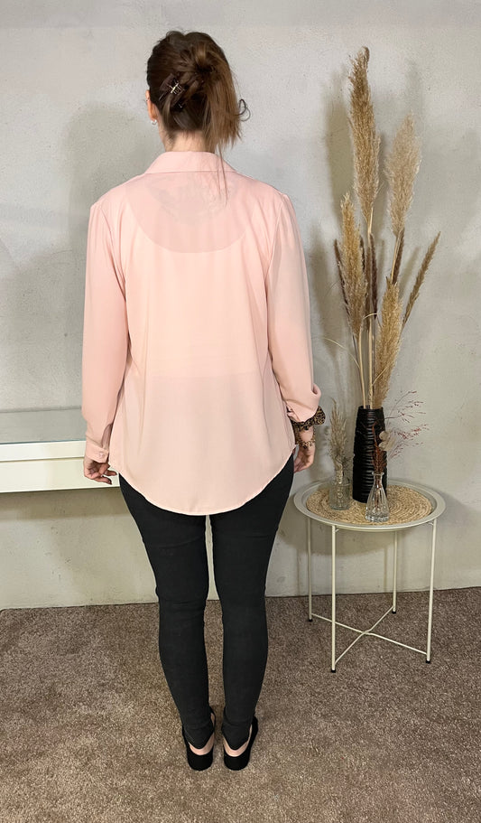 Bluse in Rosa