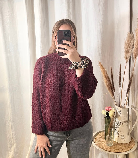 Onesize Boucle Pullover in verschiedenen Farben
