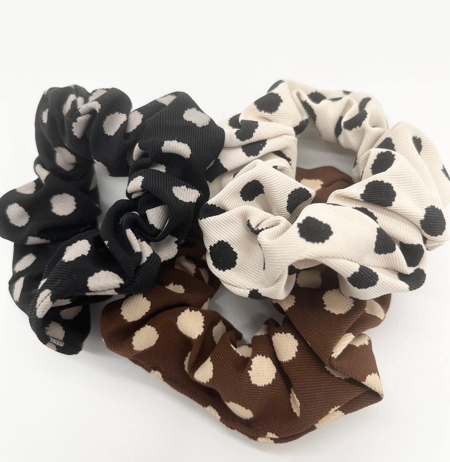 Scrunchie Punkte *Weiß*