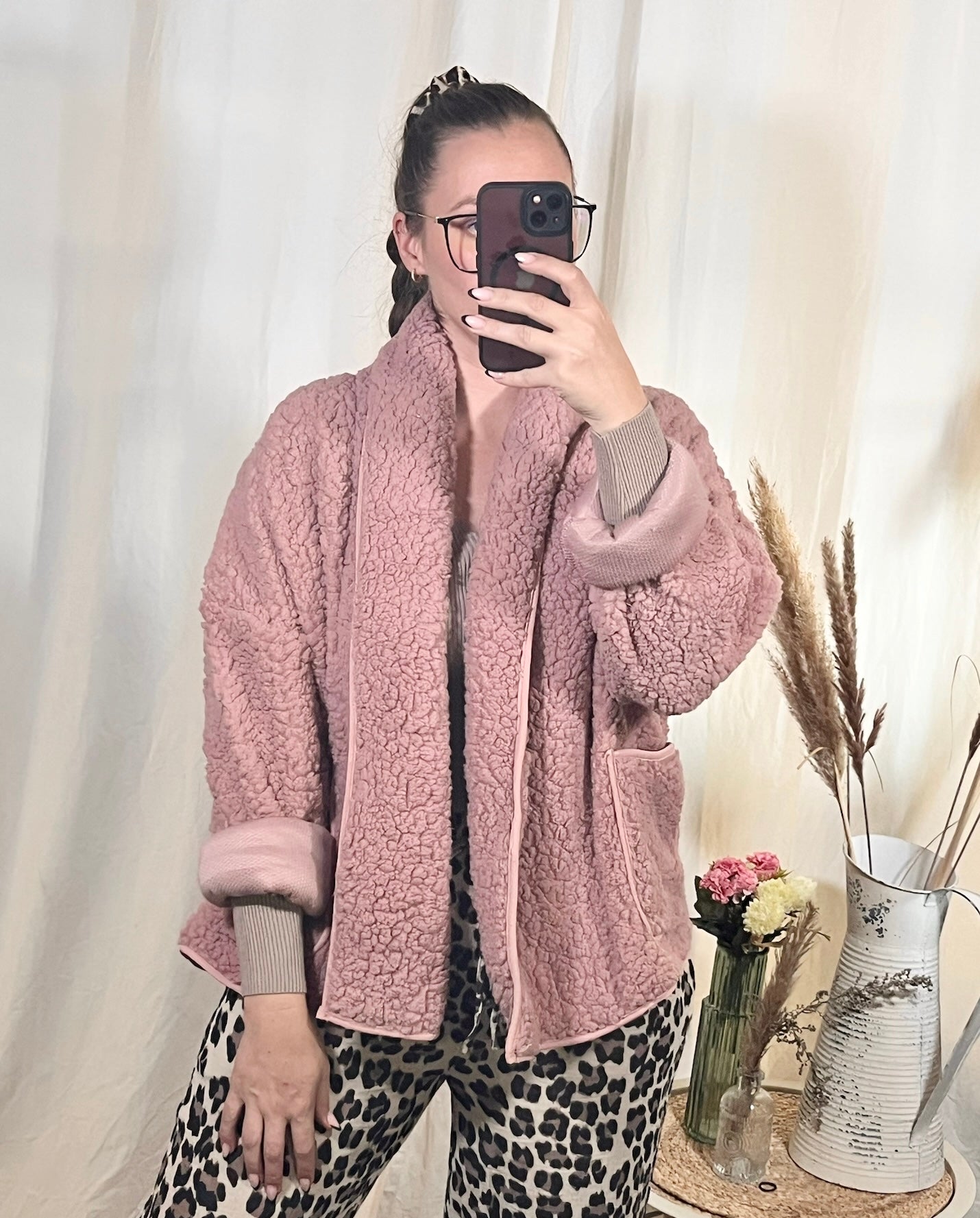 Fleecejacke in verschiedenen Farben