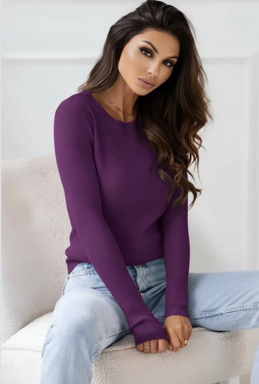 Basic Shirt rund (verschiedene Farben)