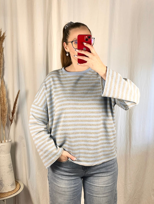 Pullover gestreift (verschiedene Farben)