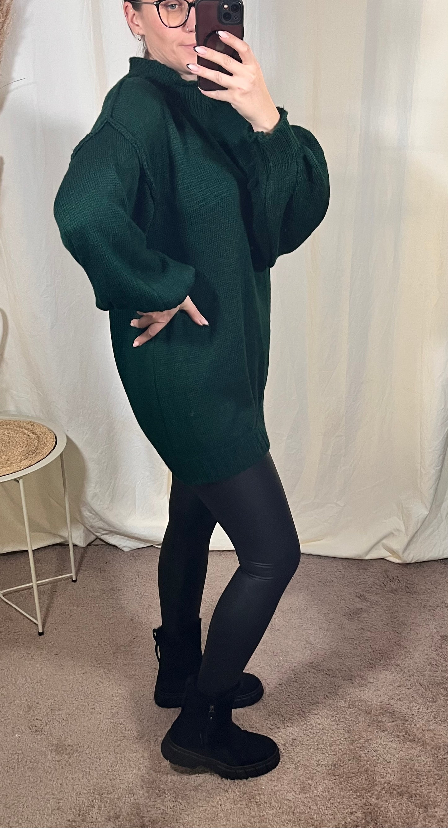 Onesize Pullover in Alpingrün