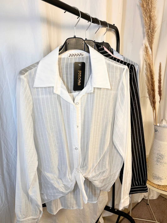 Bluse Streifen (verschiedene Farben)