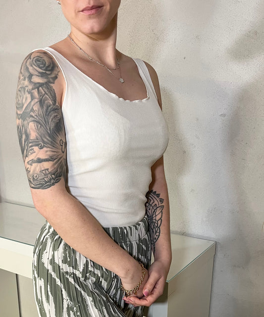 Tanktop in Weiß
