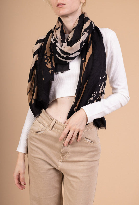 Schal Leopardenmuster