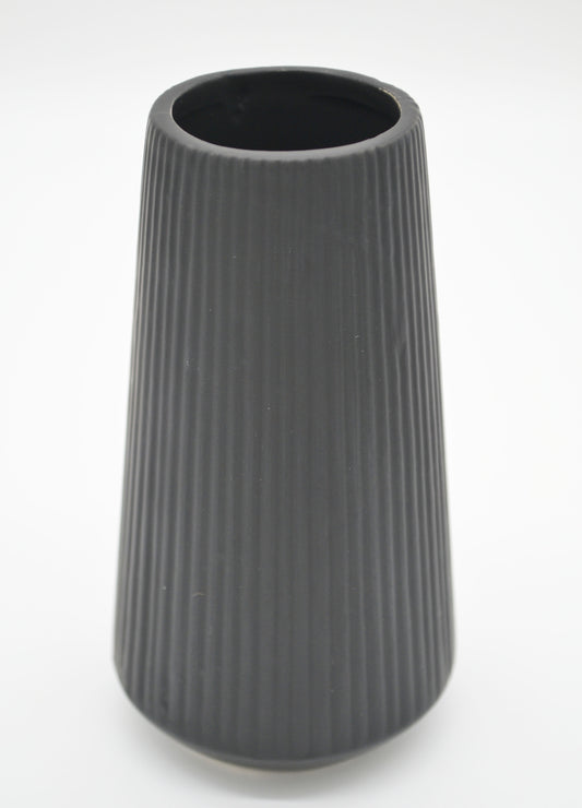 Vase in Schwarz, 3er Set