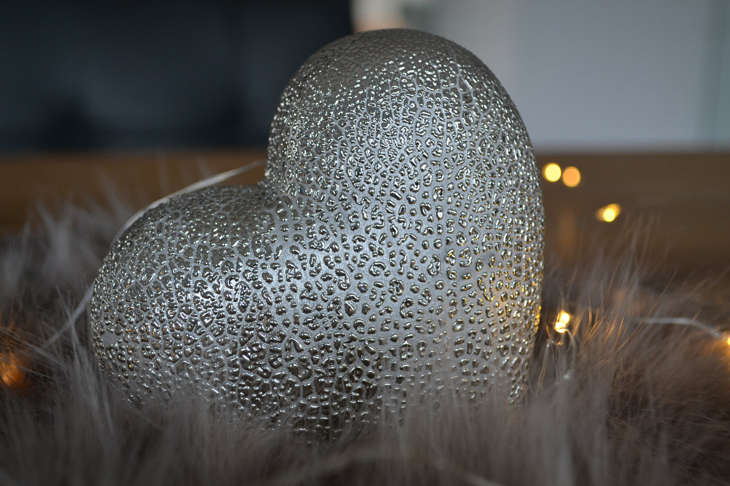 Herzen "Silber", 2er Set