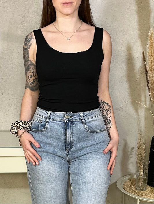 Tanktop in Schwarz