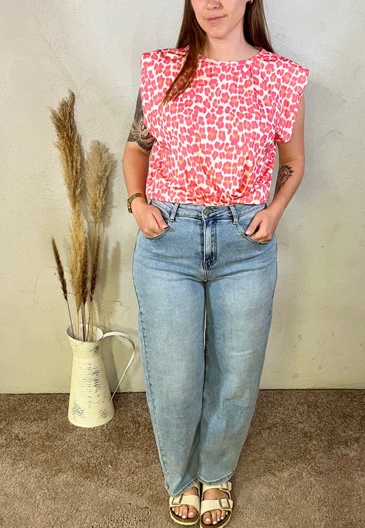 Onesize Shirt Leo in Fuchsia