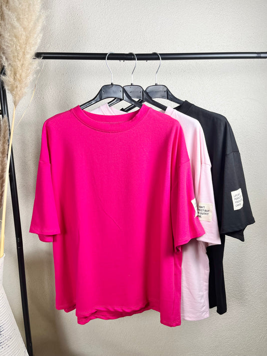 Basic Shirt mit Patch