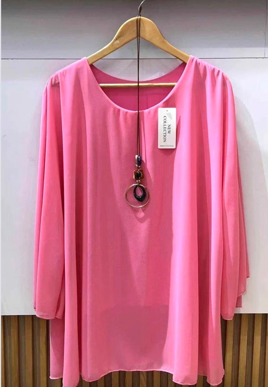 Bluse Curvy (verschiedene Farben)