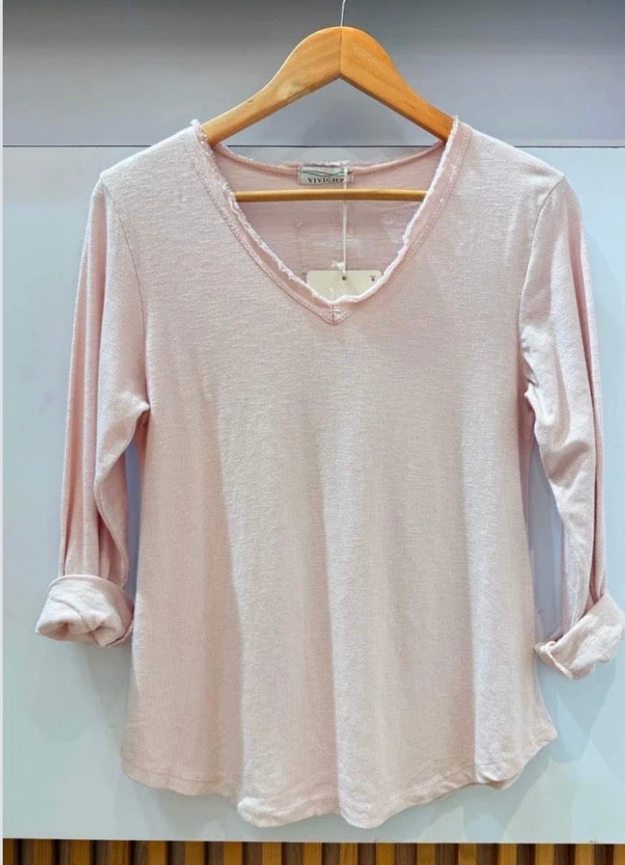 Shirt gerippt (verschiedene Farben)