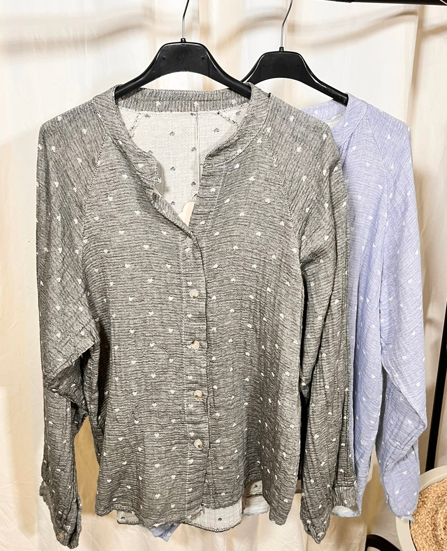 Musselinbluse Herzi in verschiedenen Farben