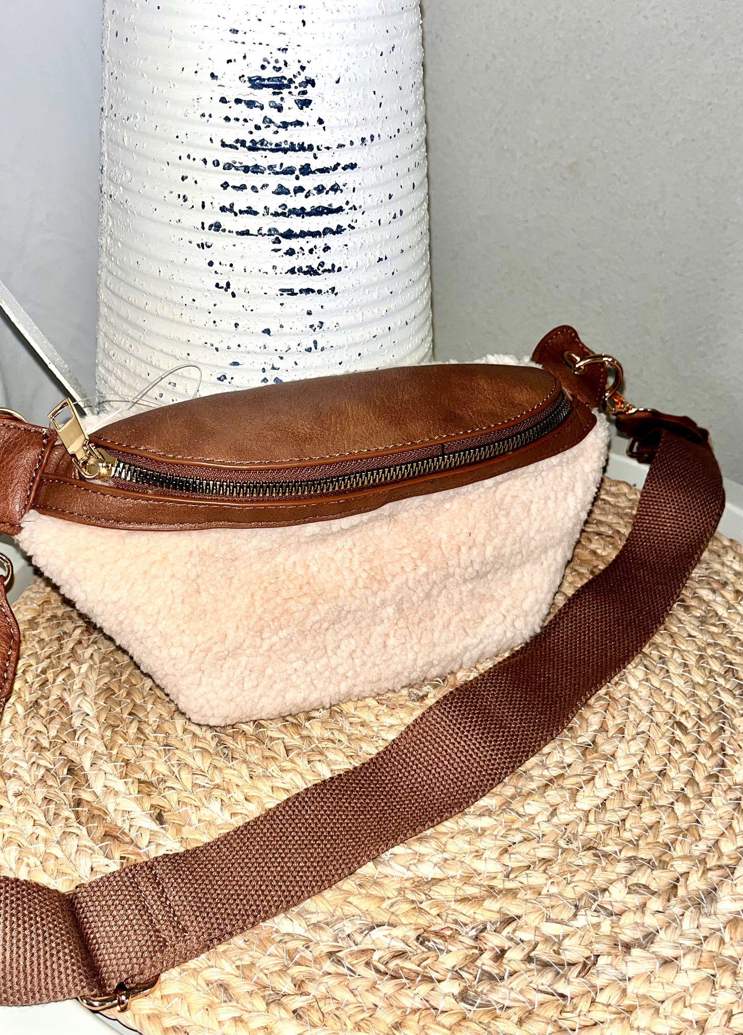 Umhängetasche in Beige