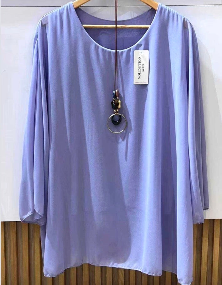 Bluse Curvy (verschiedene Farben)