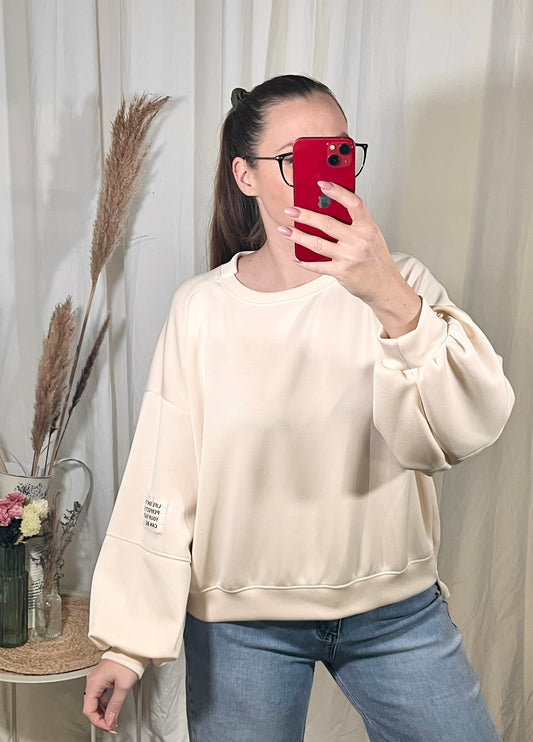 Oversize Pullover Butterstoff (verschiedene Farben)