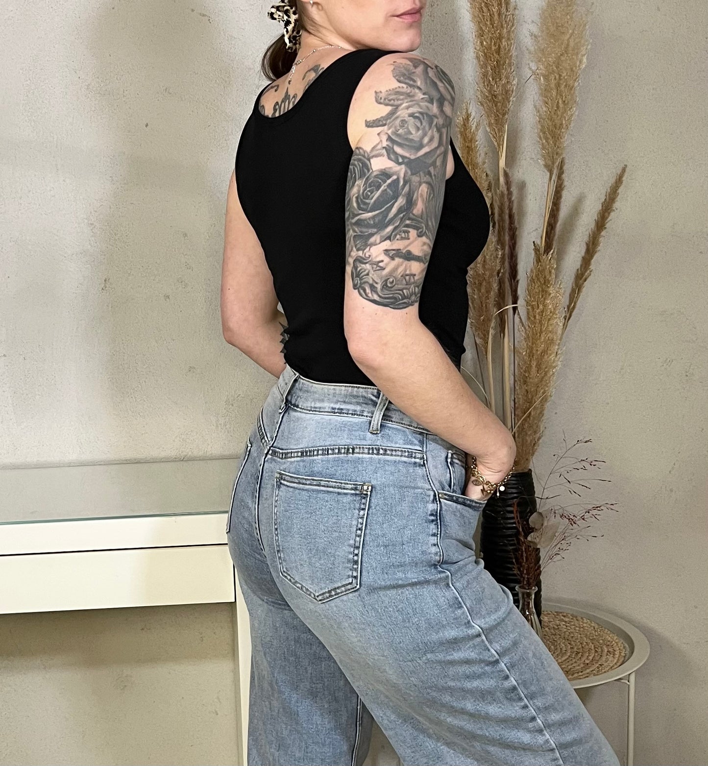 Tanktop in Schwarz