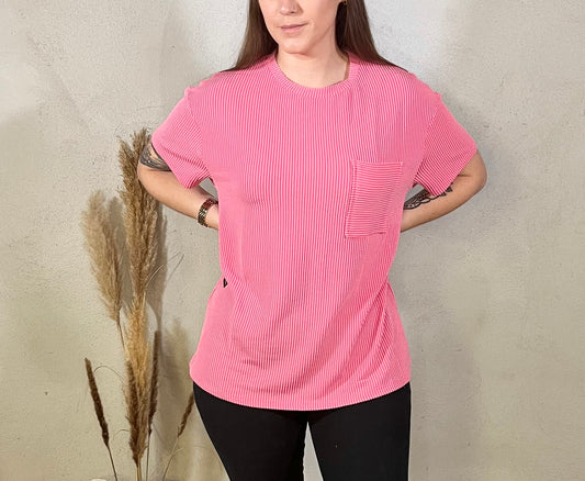 Shirt - in Rosa/Pink