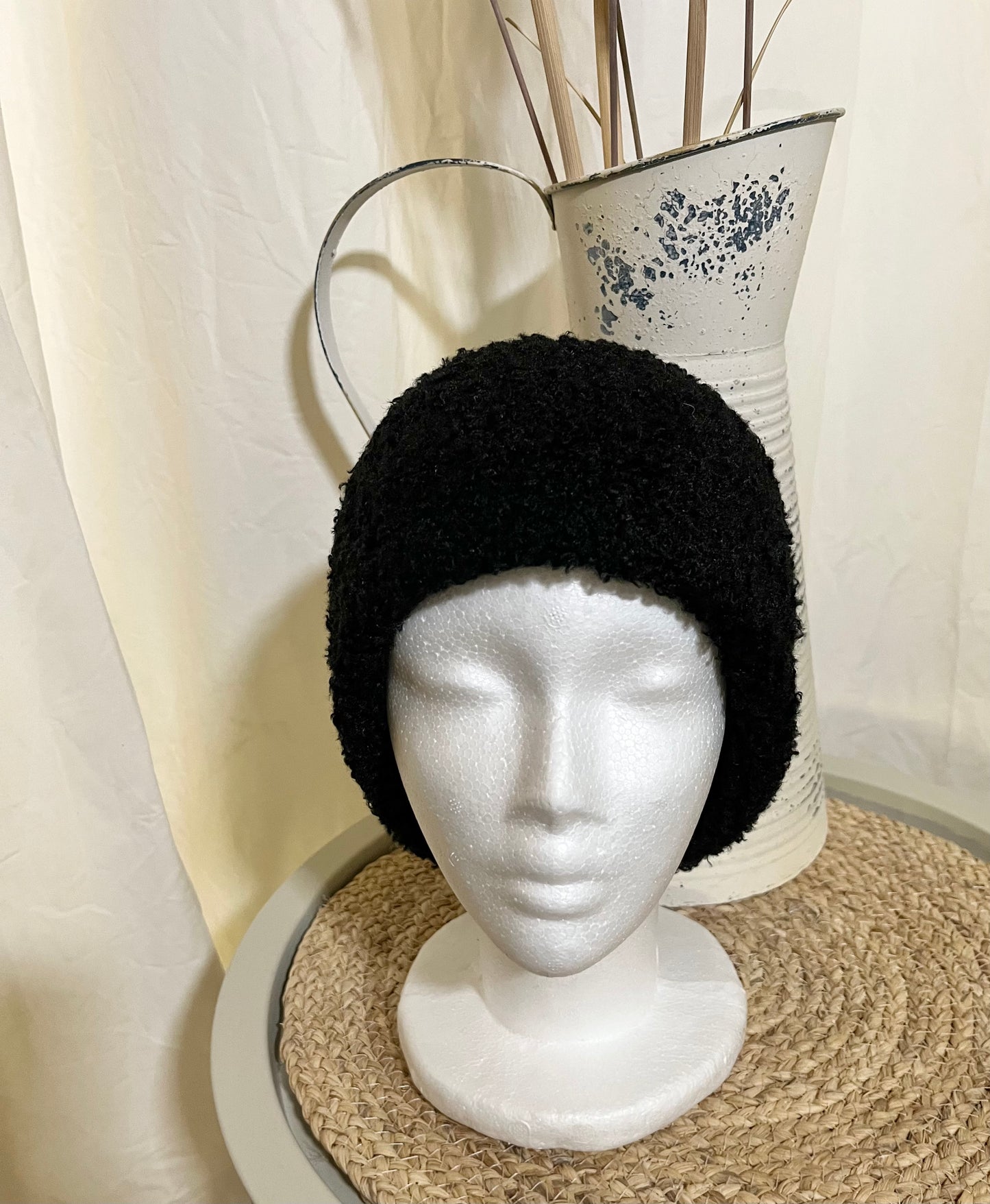 Weiche Boucle Mütze (verschiedene Farben)