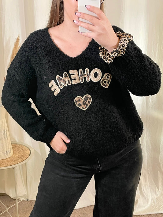 Pullover Boheme, Boucle (verschiedene Farben)