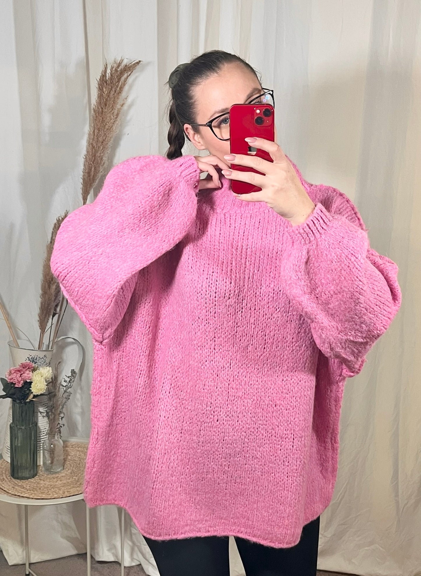 Oversize Pullover Mohair   (verschiedene Farben)