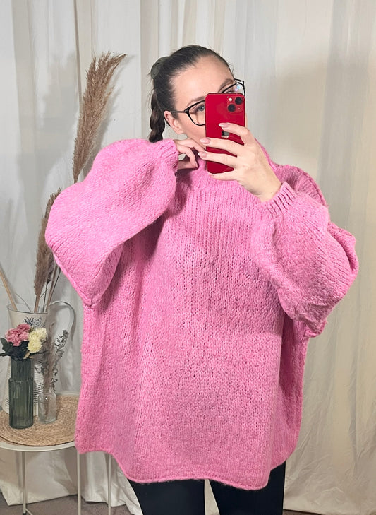 Oversize Pullover Mohair   (verschiedene Farben)