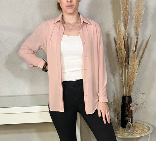 Bluse in Rosa