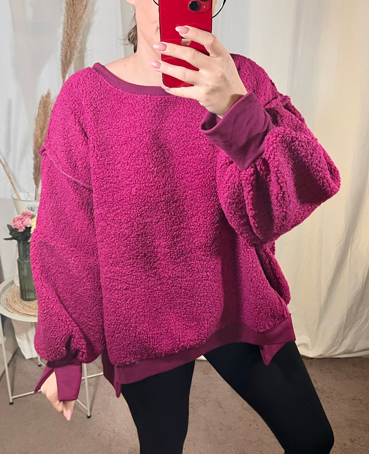 Teddy Pullover (verschiedene Farben)