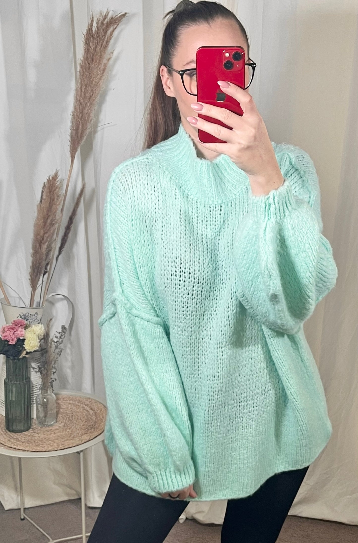 Oversize Pullover Mohair   (verschiedene Farben)