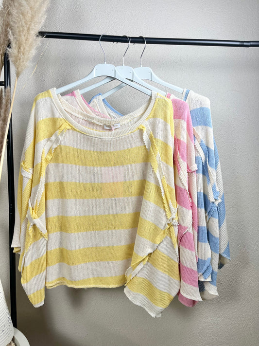 Strick Shirt Streifen