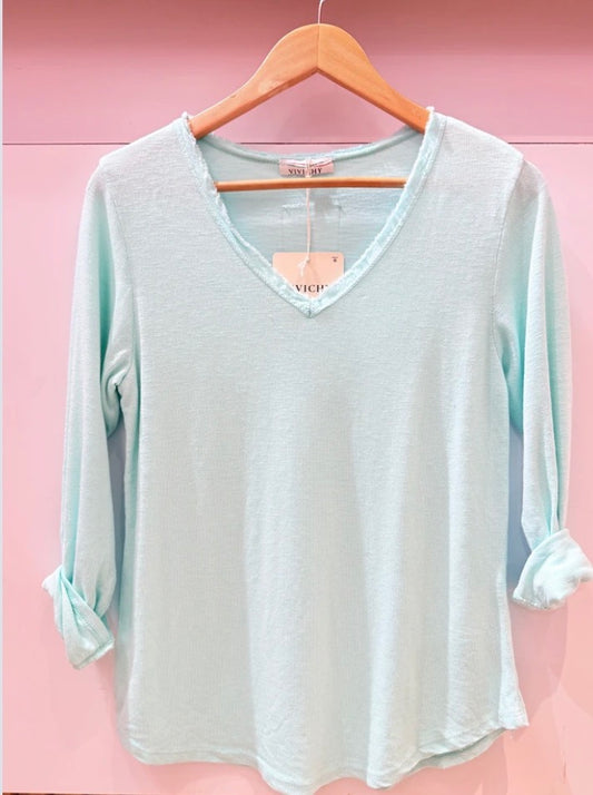 Shirt gerippt (verschiedene Farben)