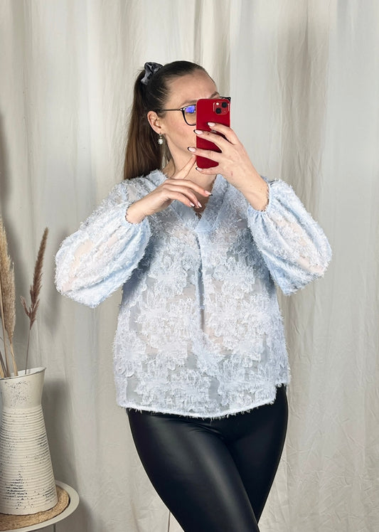 Bluse 3D Optik (verschiedene Farben)