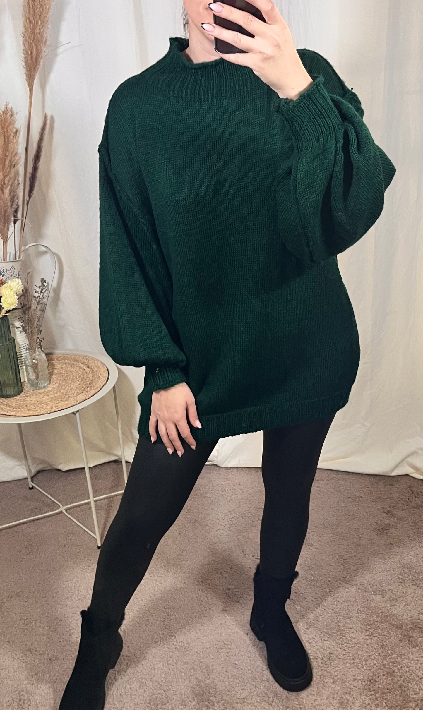 Onesize Pullover in Alpingrün