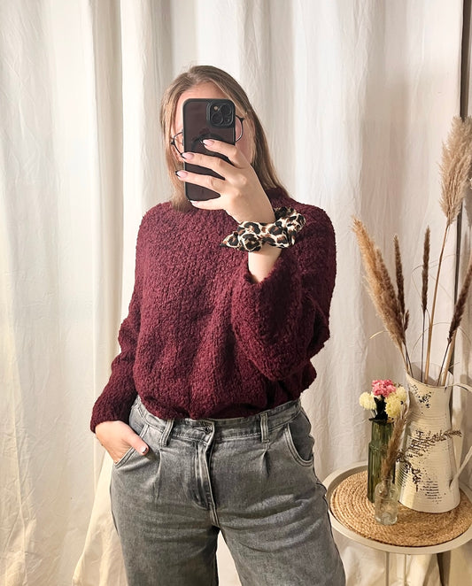 Onesize Boucle Pullover in verschiedenen Farben