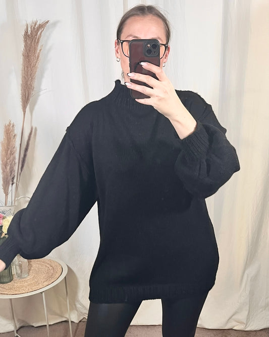 Onesize Pullover in Schwarz