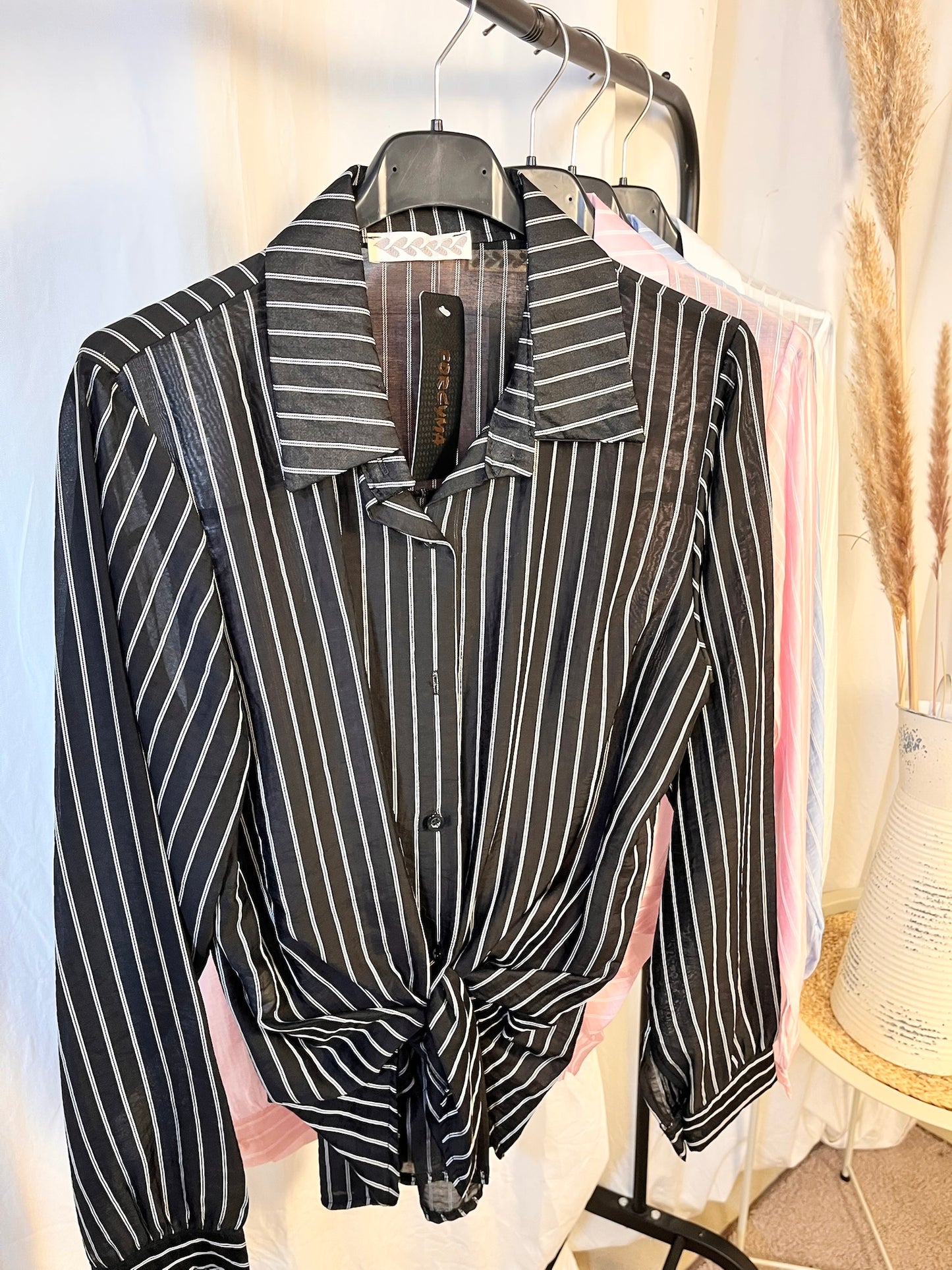 Bluse Streifen (verschiedene Farben)