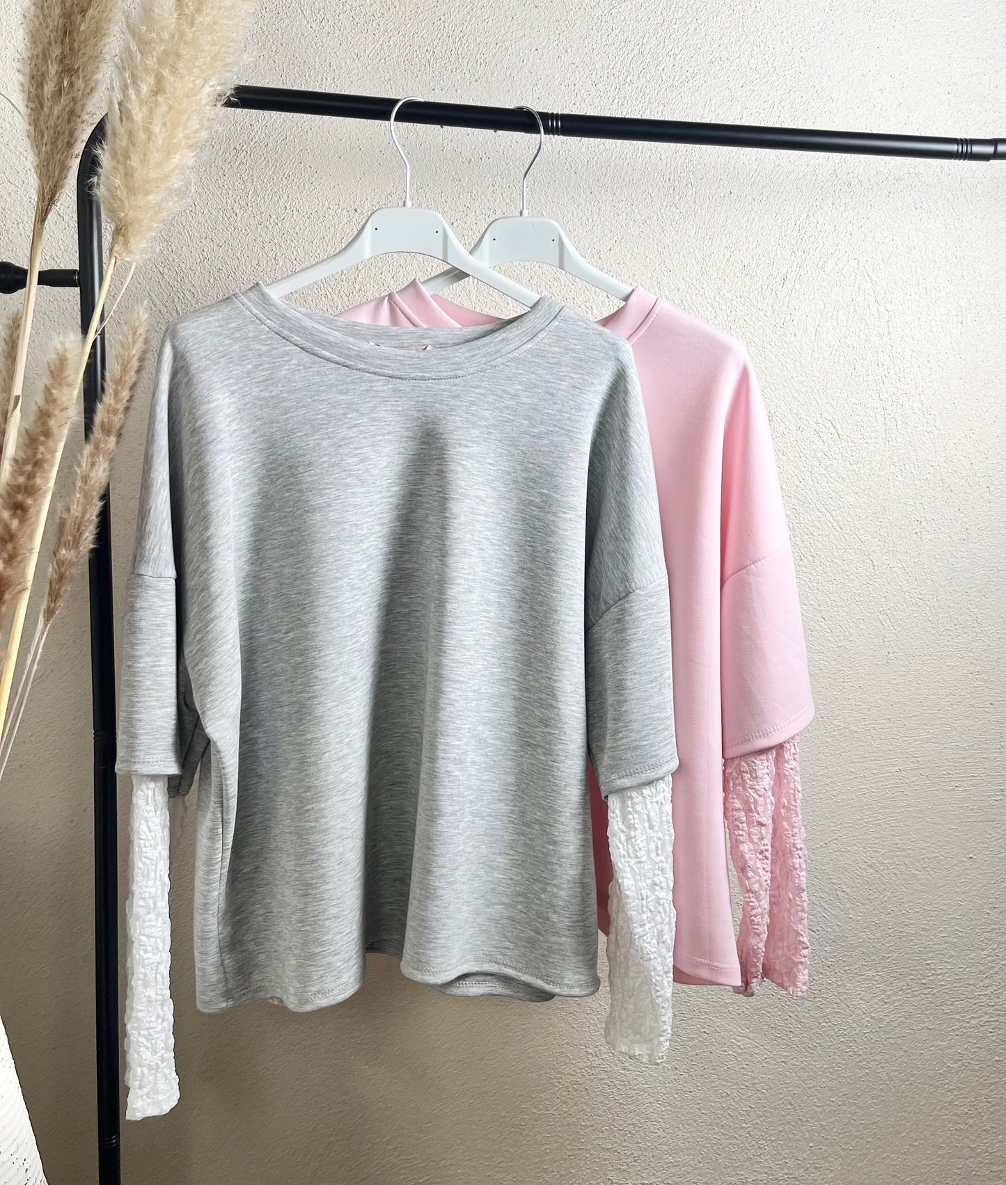 Shirt mit Spitze (verschiedene Farben)